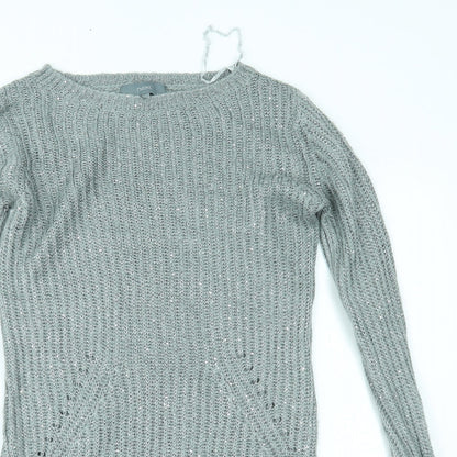 Womens UK Size XS NEXT Green Pullover Jumper