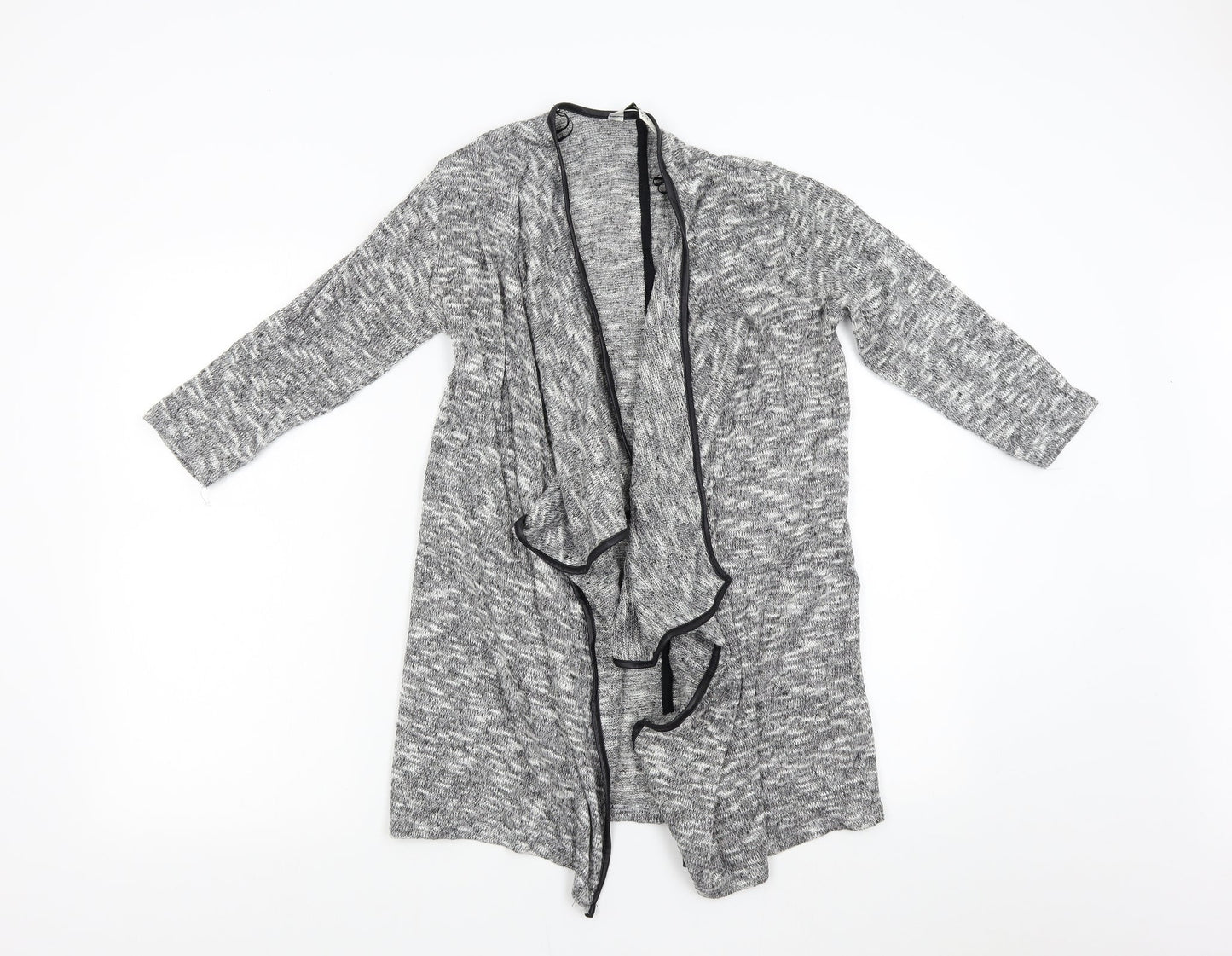Womens UK Size S Miss Selfridge Grey Cardigan Jumper