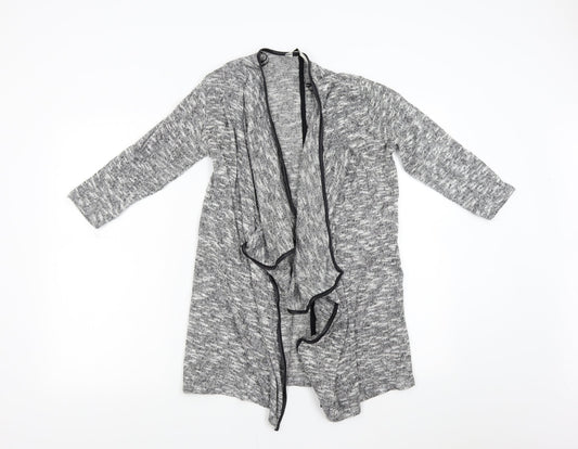 Womens UK Size S Miss Selfridge Grey Cardigan Jumper