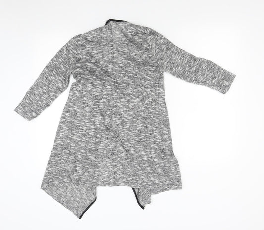 Womens UK Size S Miss Selfridge Grey Cardigan Jumper