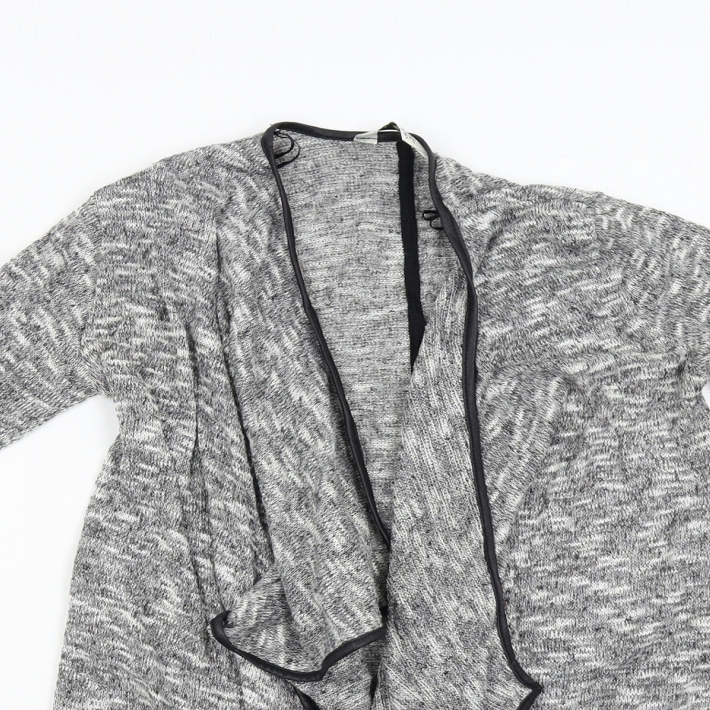 Womens UK Size S Miss Selfridge Grey Cardigan Jumper