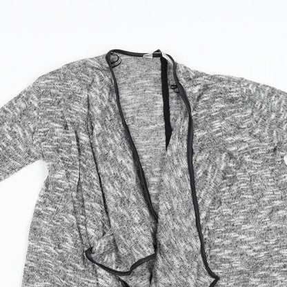 Womens UK Size S Miss Selfridge Grey Cardigan Jumper
