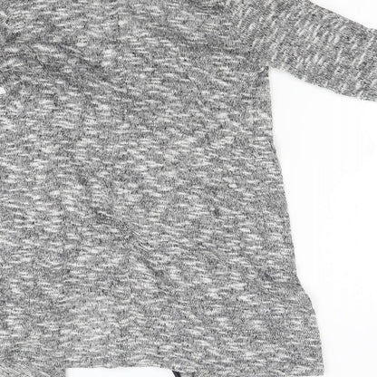 Womens UK Size S Miss Selfridge Grey Cardigan Jumper