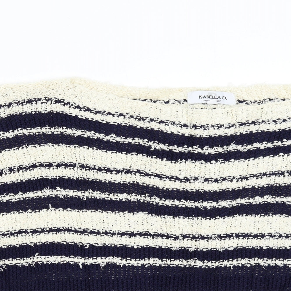 Womens UK Size S Isabella D Multicoloured Pullover Jumper