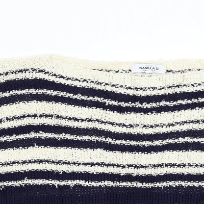 Womens UK Size S Isabella D Multicoloured Pullover Jumper