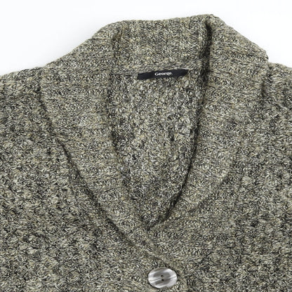 George Womens Brown  Knit Cardigan Jumper Size XL