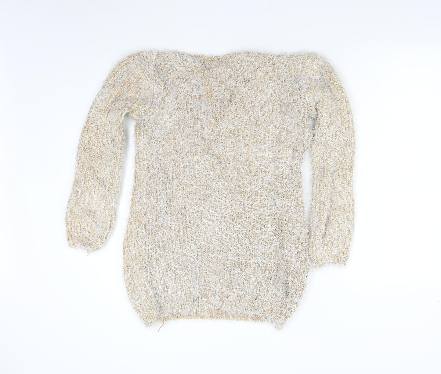 Womens UK Size M Buisdaei Brown Pullover Jumper