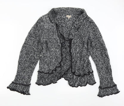 Womens UK Size 16 Soon Grey Cardigan Jumper