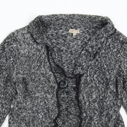 Womens UK Size 16 Soon Grey Cardigan Jumper