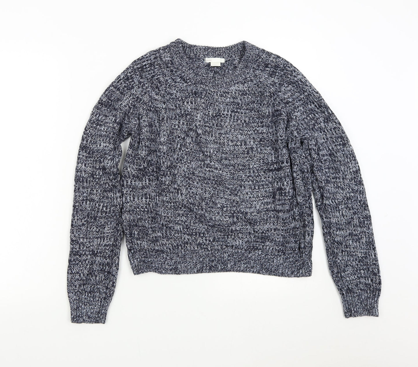 Womens UK Size M H&M Blue Pullover Jumper