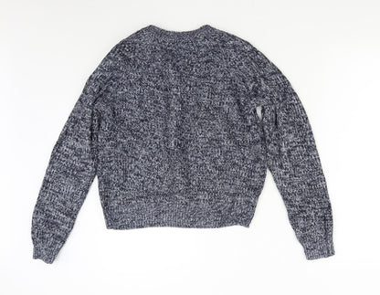 Womens UK Size M H&M Blue Pullover Jumper
