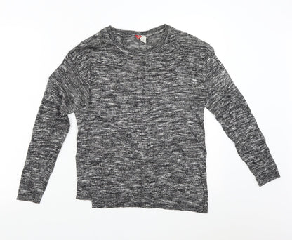 Womens UK Size XS H&M Grey Pullover Jumper