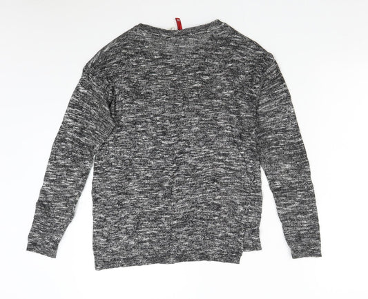 Womens UK Size XS H&M Grey Pullover Jumper