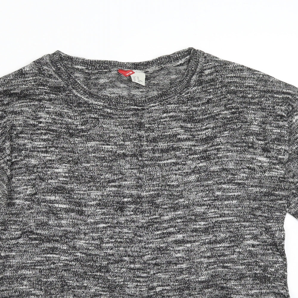 Womens UK Size XS H&M Grey Pullover Jumper