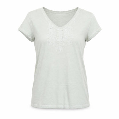 Belle & Rebel Womens Green   Basic T-Shirt Size S