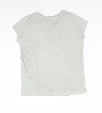 Belle & Rebel Womens Green   Basic T-Shirt Size S