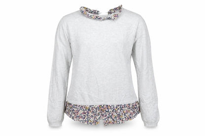 H&M Girls Grey  Knit Pullover Jumper Size 8 Years