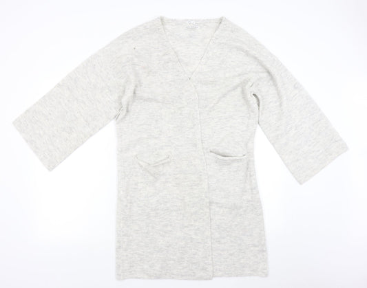Womens UK Size M Oysho Grey Cardigan Jumper