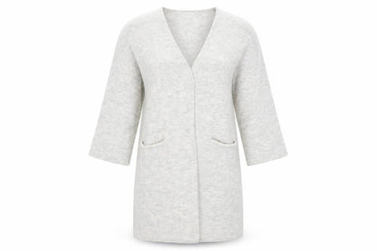 Womens UK Size M Oysho Grey Cardigan Jumper