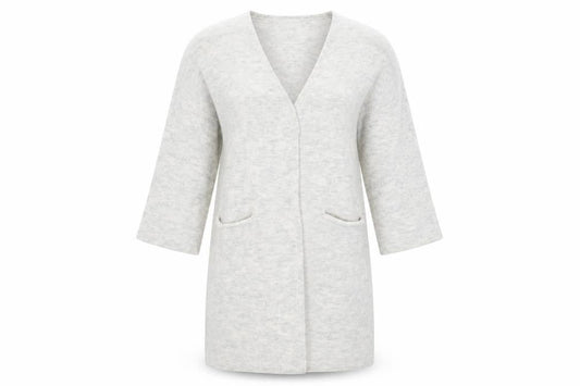 Womens UK Size M Oysho Grey Cardigan Jumper