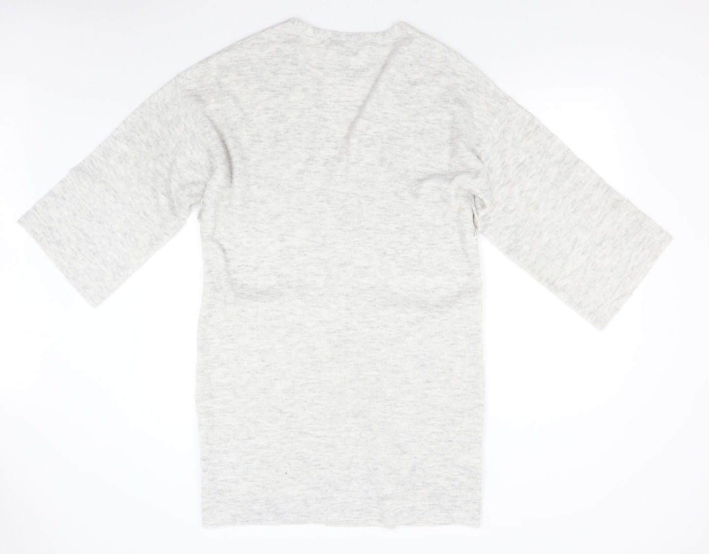 Womens UK Size M Oysho Grey Cardigan Jumper