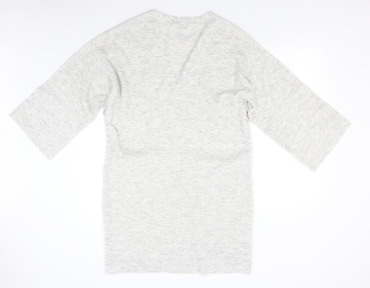 Womens UK Size M Oysho Grey Cardigan Jumper