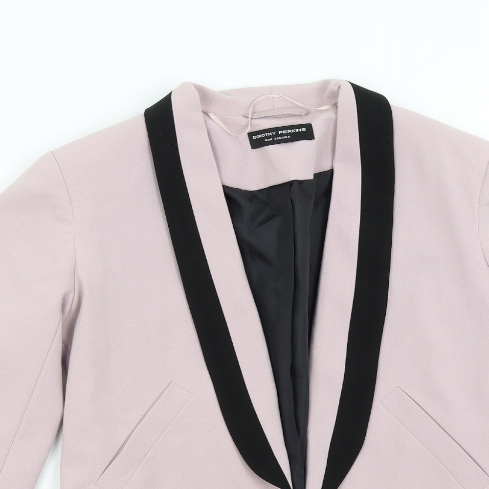 Dorothy Perkins Womens Pink   Jacket Blazer Size 10