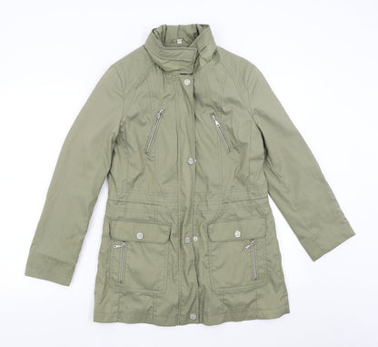 Womens UK Size 10 Preworn Green Jacket