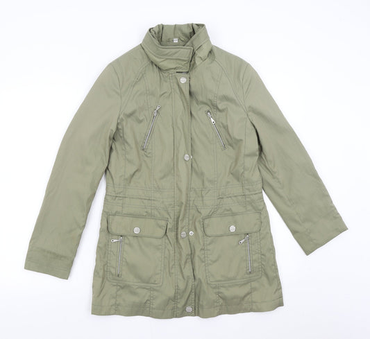 Womens UK Size 10 Preworn Green Jacket