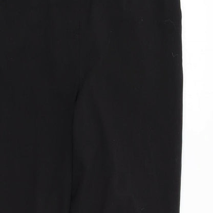 Womens UK Size 10 Papaya Regular Fit  Black Trousers