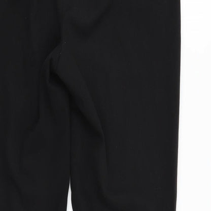 Womens UK Size 10 Papaya Regular Fit  Black Trousers
