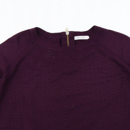 Womens UK Size 12 Per Una Purple Pullover Jumper