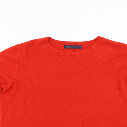 Womens UK Size 14 M&S Red Pullover Jumper