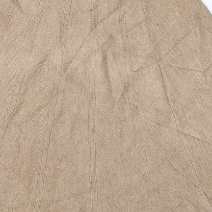 Preworn Womens Beige   Flare Skirt Size 25 in