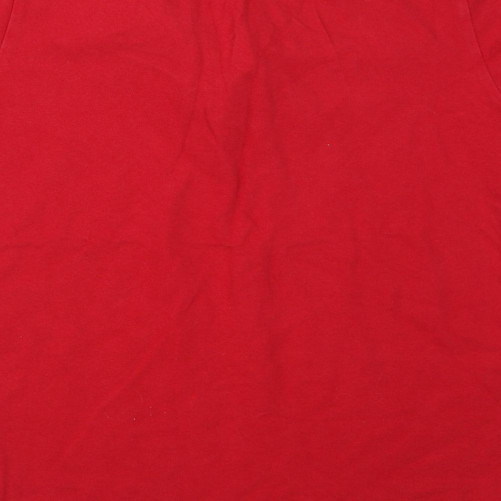 CFL Boys Red   Basic Polo Size 12-13 Years