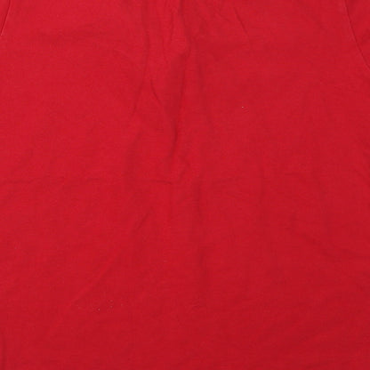 CFL Boys Red   Basic Polo Size 12-13 Years