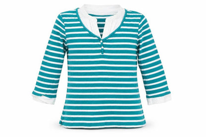 Womens UK Size 10 Damart Blue Basic T-Shirt