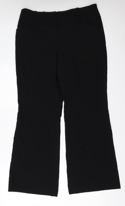 Womens UK Size 14 NEXT Regular Fit  Black Trousers