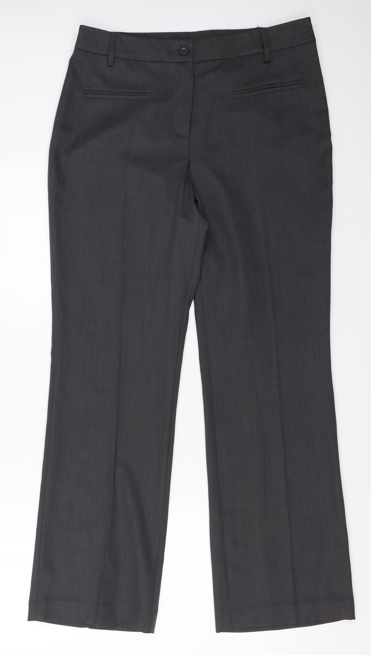 TU Womens Grey   Trousers  Size 10 L28.5 in
