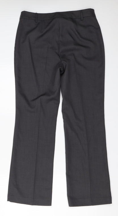 TU Womens Grey   Trousers  Size 10 L28.5 in