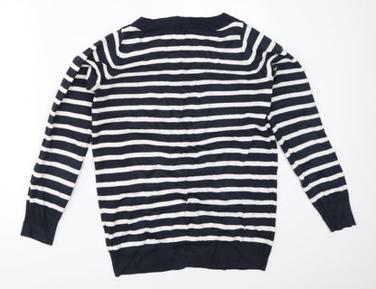 Womens UK Size S ESMARA Blue Pullover Jumper
