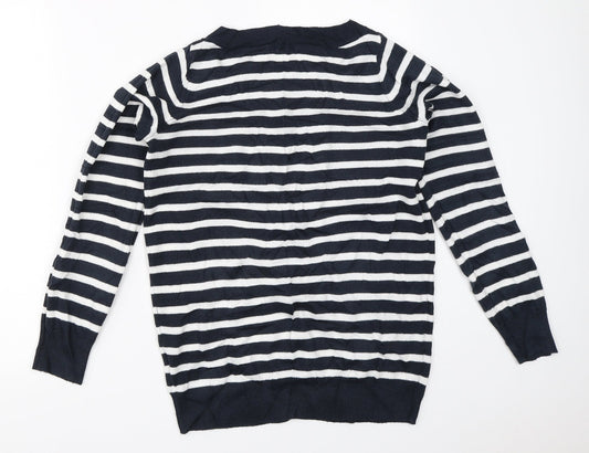 Womens UK Size S ESMARA Blue Pullover Jumper