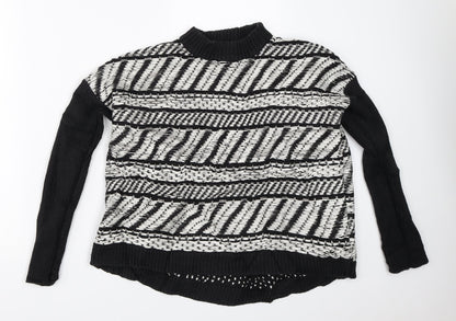Label Lab Womens Black   Pullover Jumper Size 8