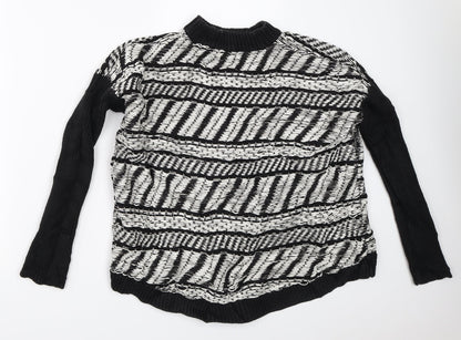 Label Lab Womens Black   Pullover Jumper Size 8