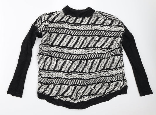 Label Lab Womens Black   Pullover Jumper Size 8