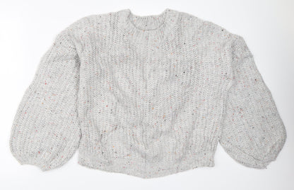 Primark Womens Grey   Pullover Jumper Size M