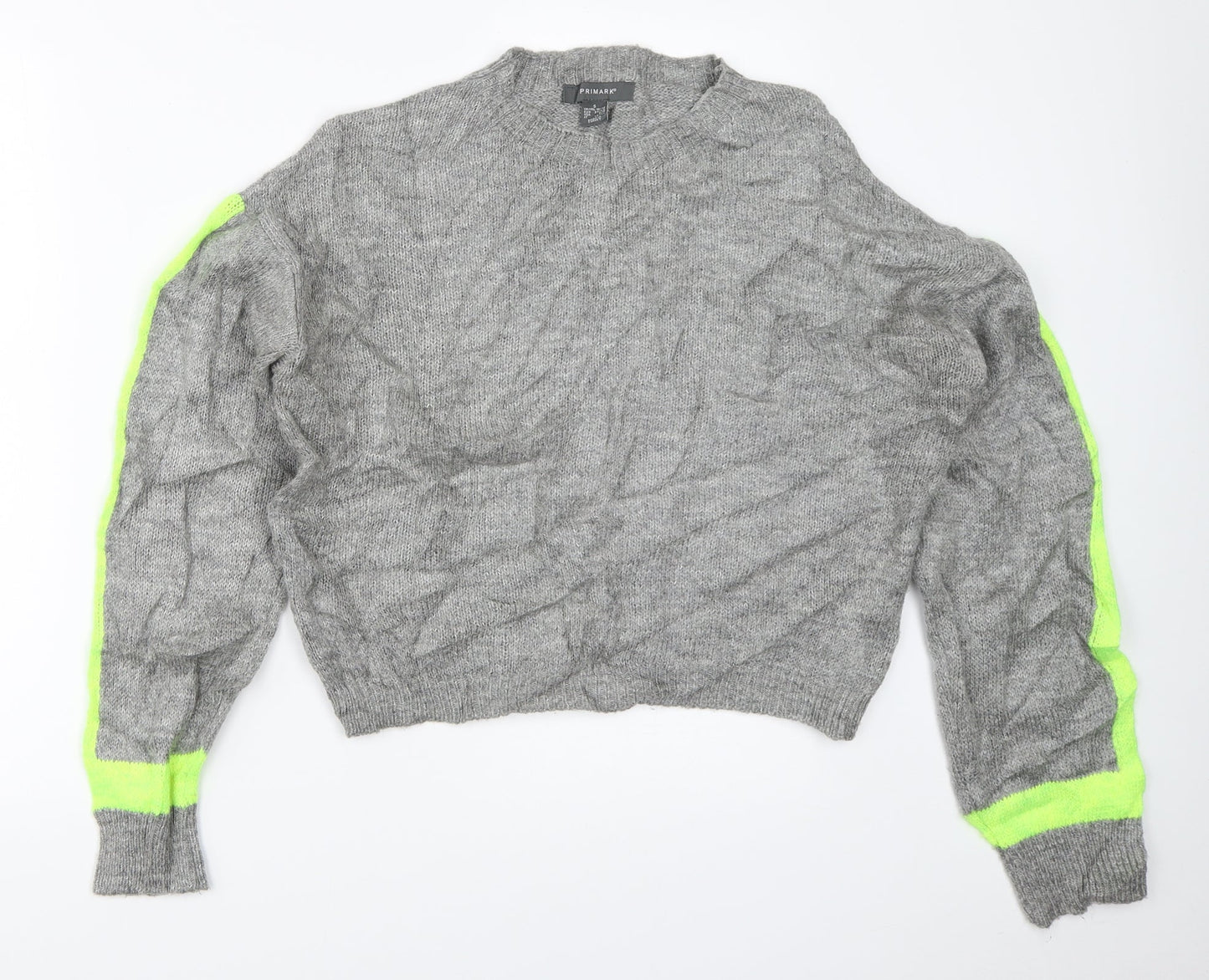 Primark Womens Grey   Pullover Jumper Size S