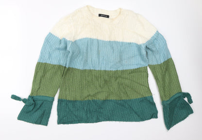 Kaleidoscope Womens Green   Pullover Jumper Size 12