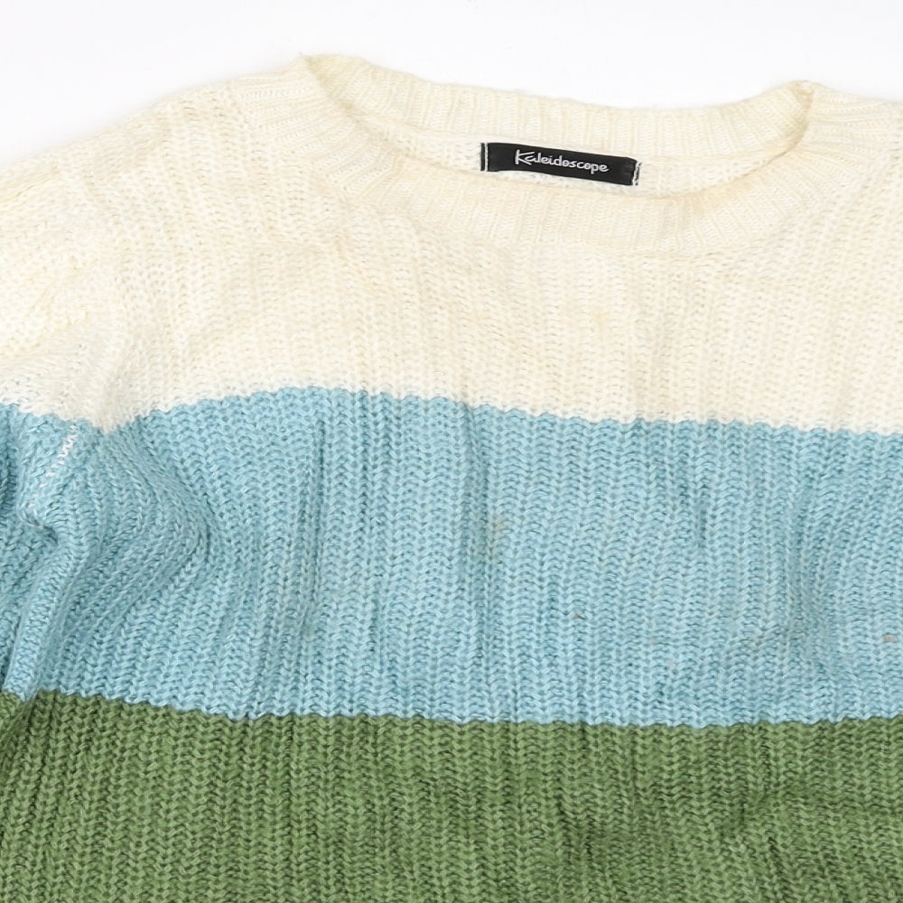 Kaleidoscope Womens Green   Pullover Jumper Size 12