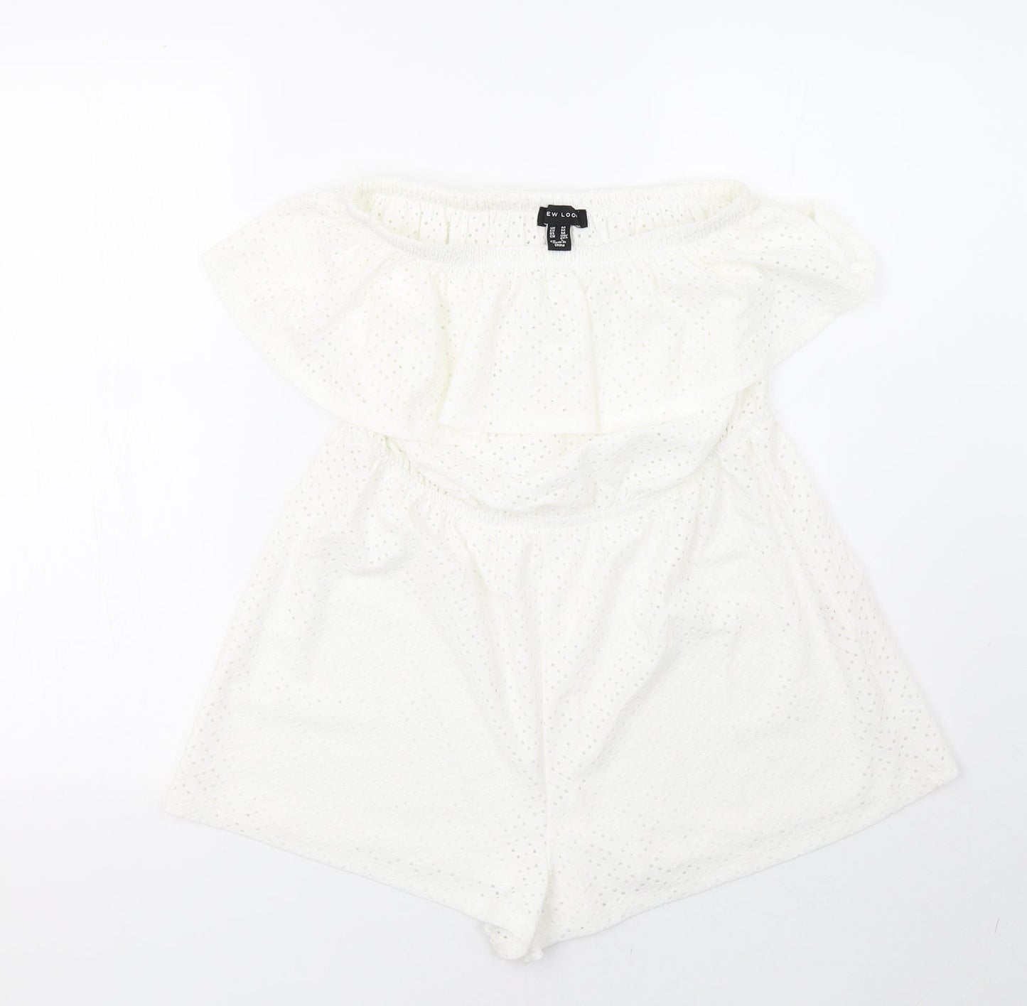 New Look Womens White   Playsuit One-Piece